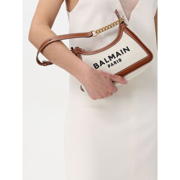 Balmain Shoulder bag woman Women Beige Shoulder Bags - Picture 2 of 5